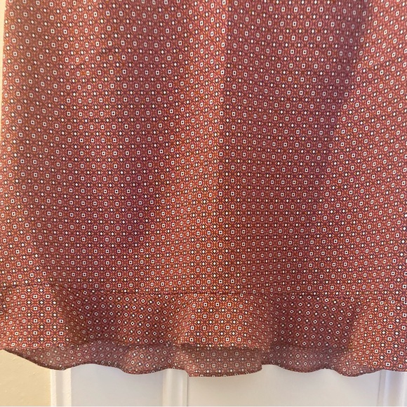 Merona Mosaic Print Peplum Blouse - Picture 7 of 10